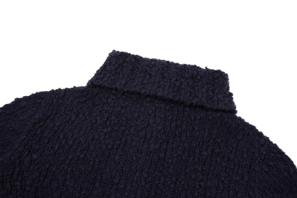 コージー ハイネック カーディガン (ネイビー) | ASURA | HANA(ハナ) #23