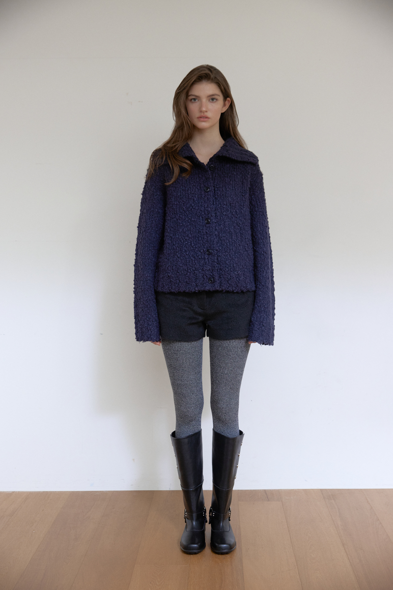 コージー ハイネック カーディガン (ネイビー) | ASURA | HANA(ハナ) #8