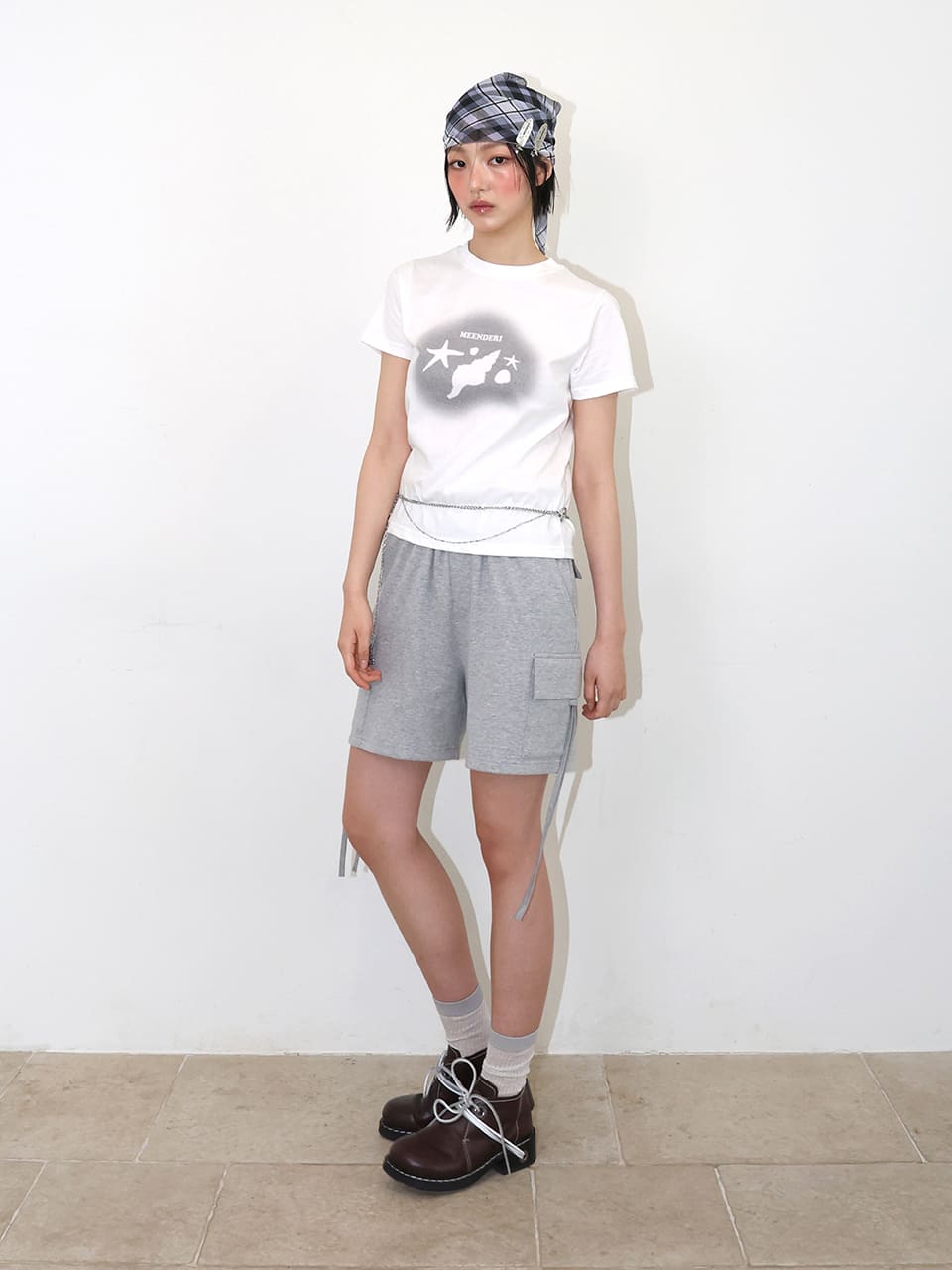 シェリー サマープリント Tシャツ - グレー | MEENDERI | HANA(ハナ) #7