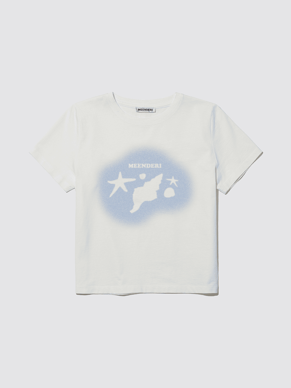 シェリー サマープリント Tシャツ - スカイブルー | MEENDERI | HANA(ハナ) #2