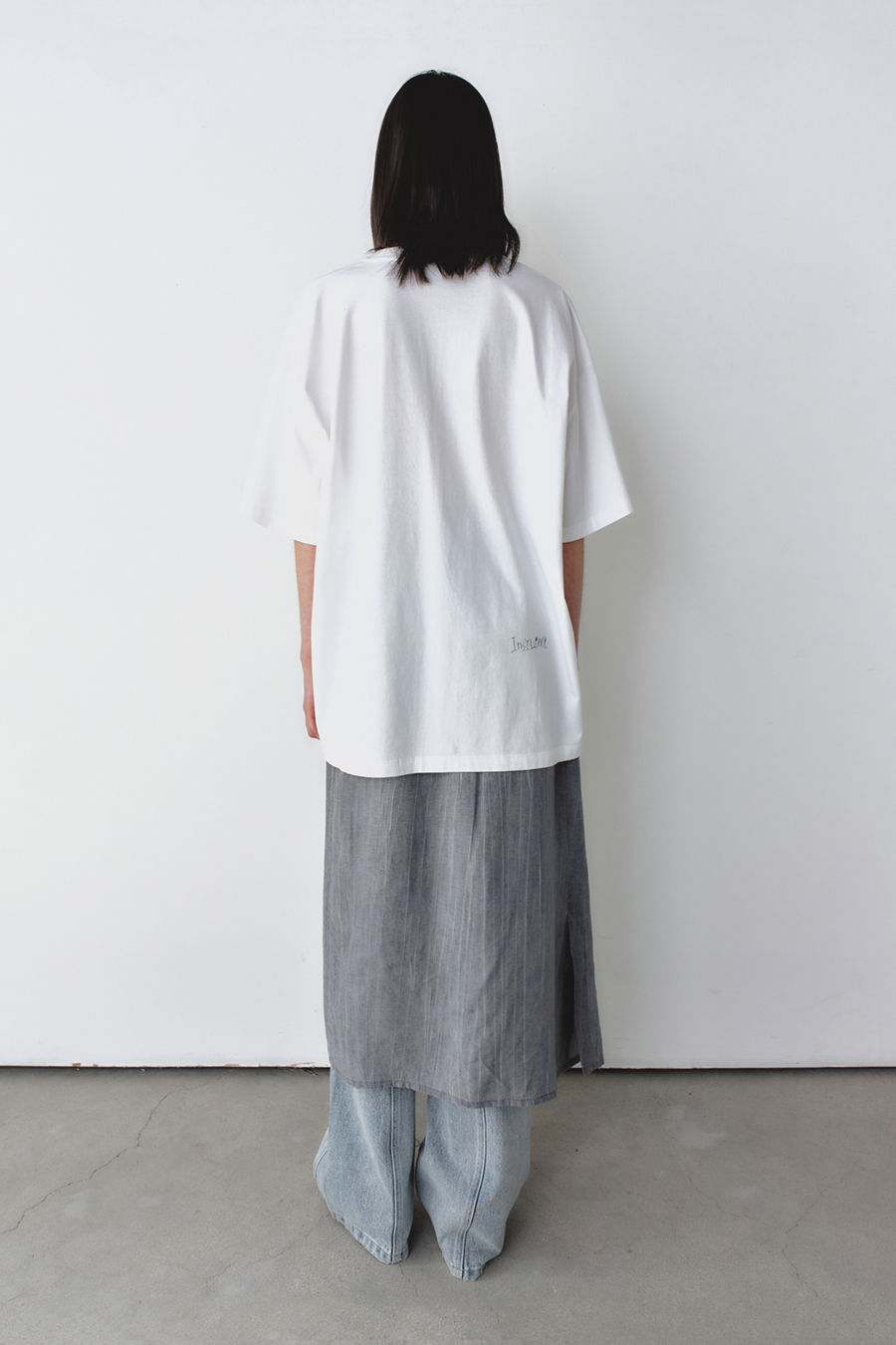 シンギングキャット オーバーサイズTシャツ ホワイト | INSILENCE | HANA(ハナ) #3