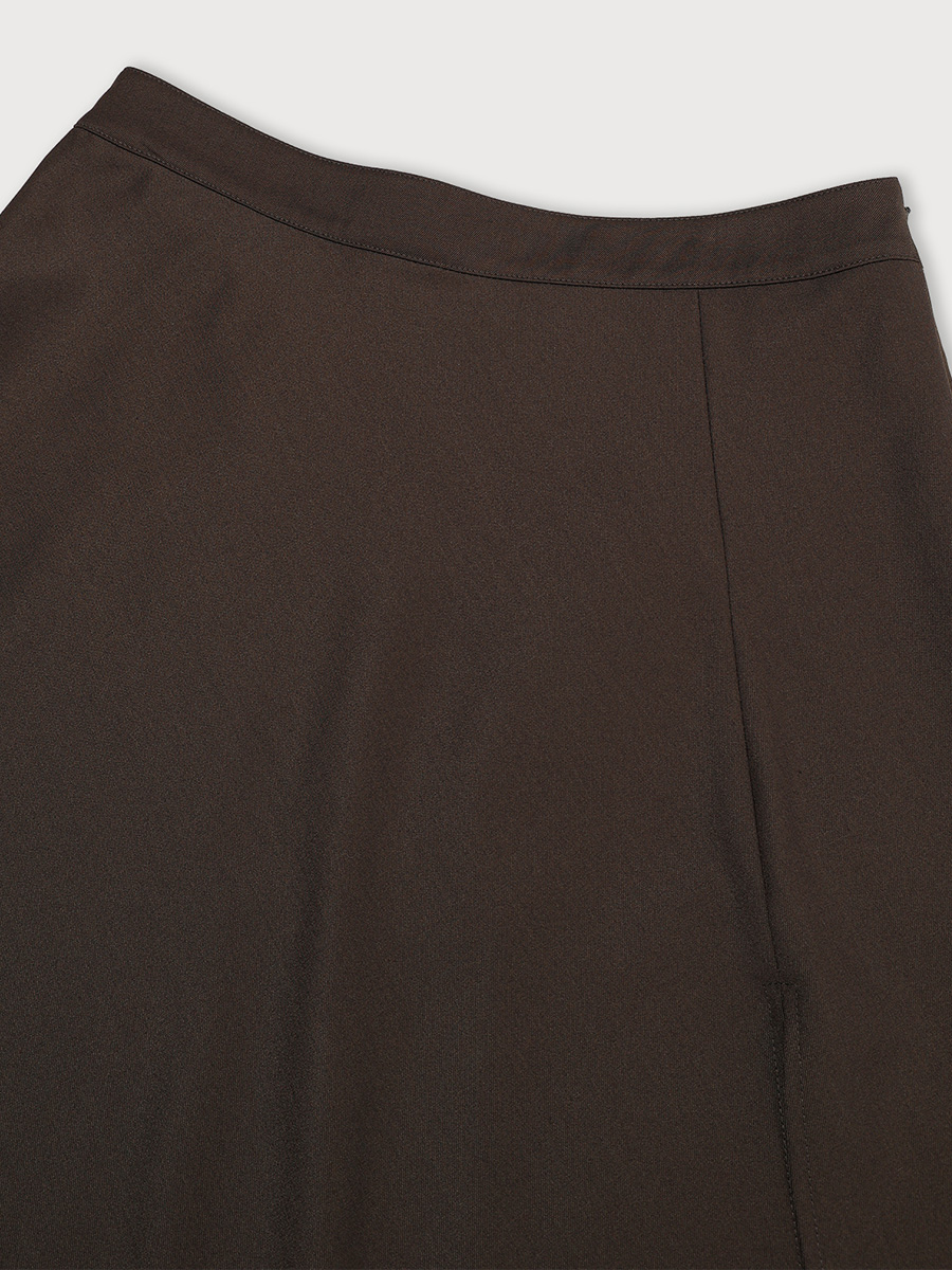 UNBAL FLARE SKIRT_BROWN | ETHOS | HANA(ハナ) #3