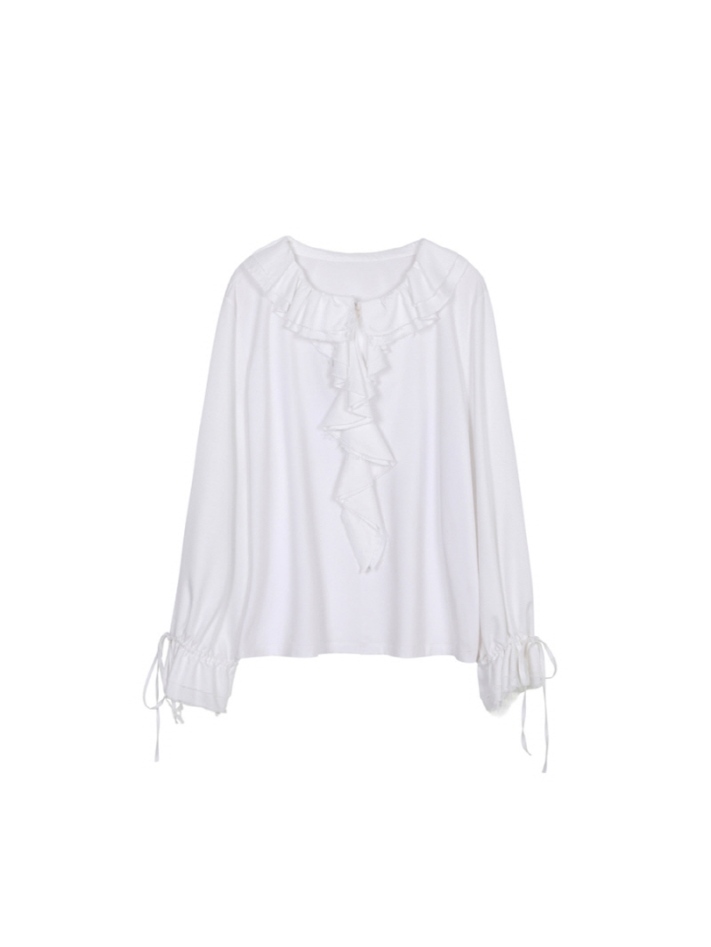 シャーリングフリンジブラウス（ホワイト） | THREE TO EIGHTY | HANA(ハナ) #2