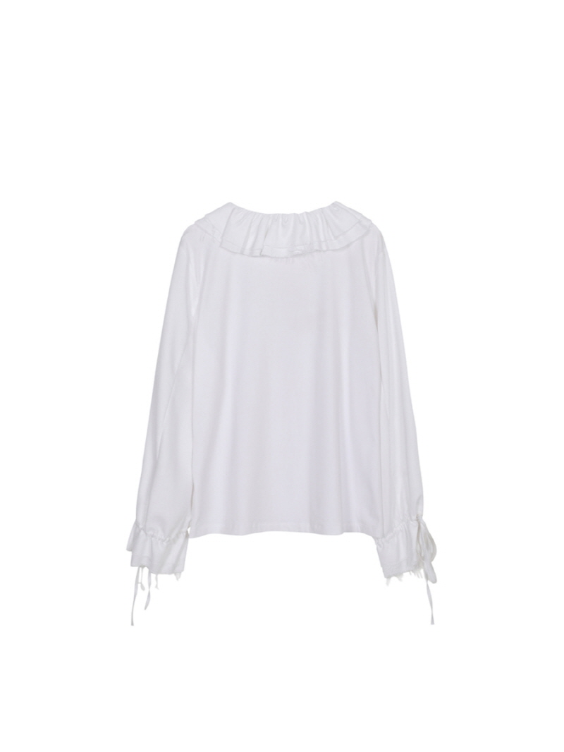 シャーリングフリンジブラウス（ホワイト） | THREE TO EIGHTY | HANA(ハナ) #3