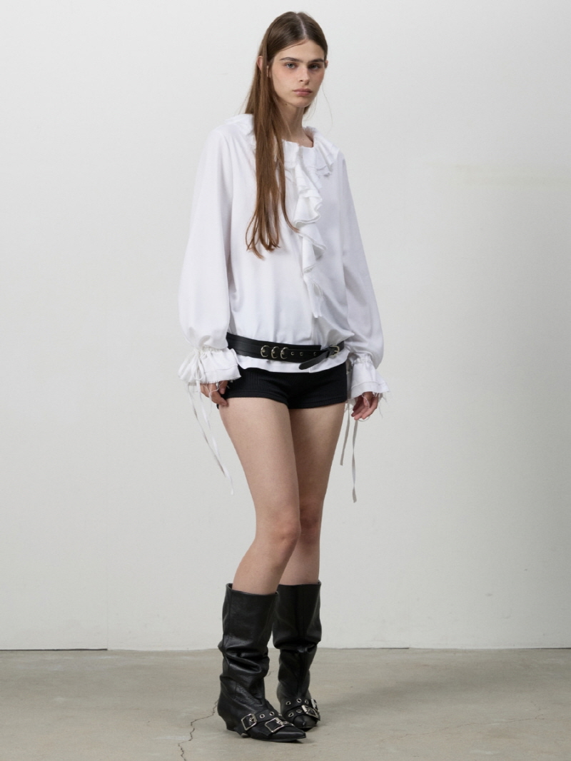 シャーリングフリンジブラウス（ホワイト） | THREE TO EIGHTY | HANA(ハナ) #10