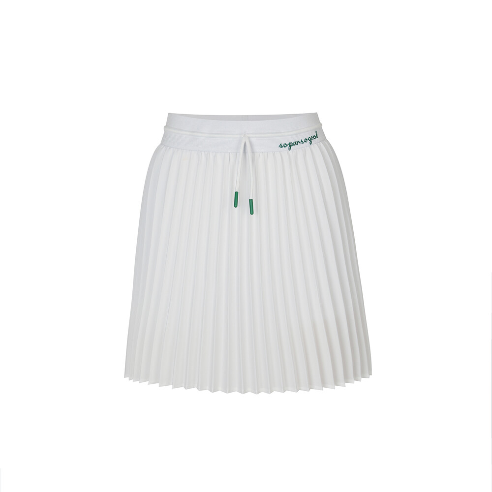 ドローコードプリーツスカートインナーパンツ_ホワイト | PLAYBOO | HANA(ハナ) #3
