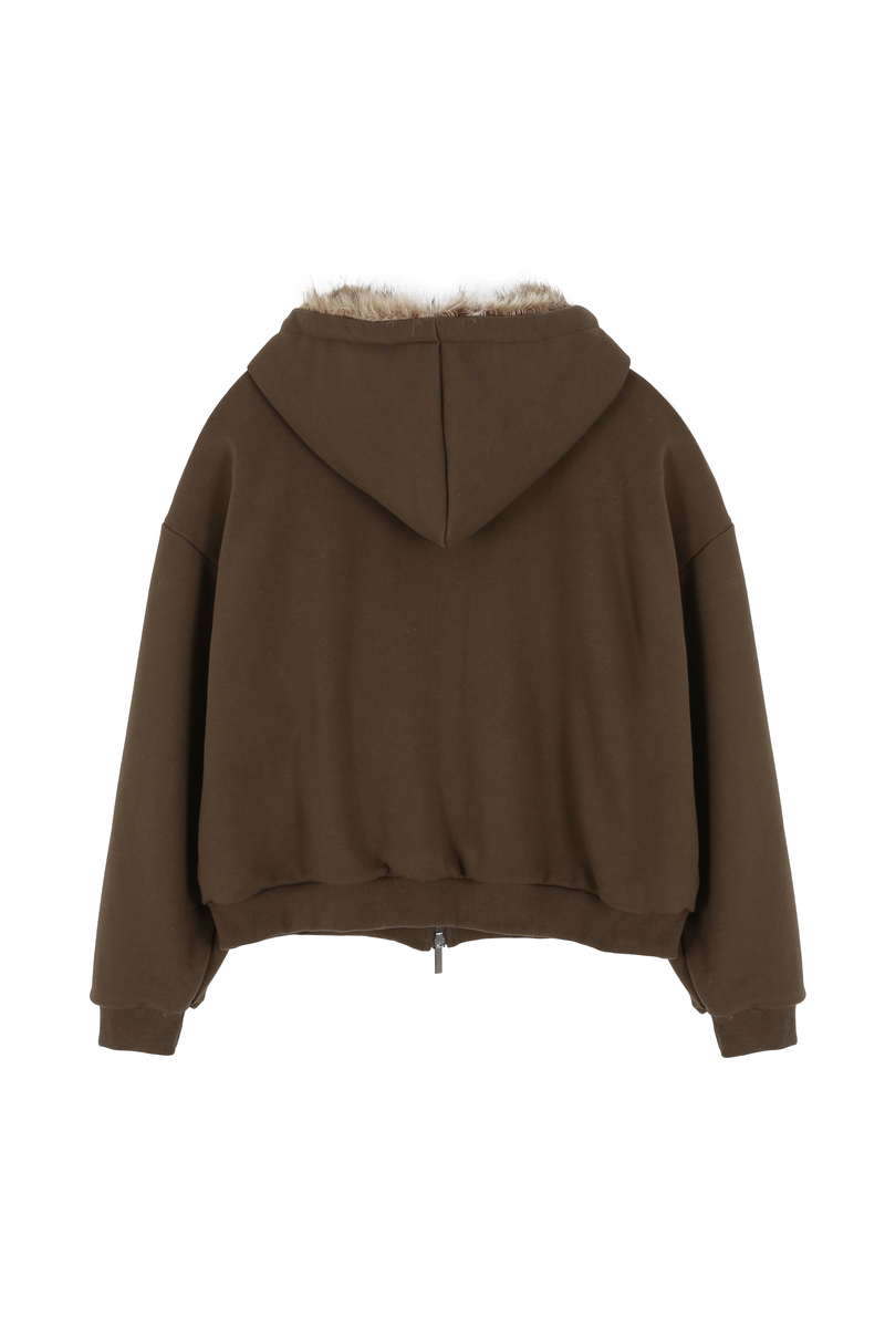 テディファーフード ジップアップ (ブラウン) | ASURA | HANA(ハナ) #19