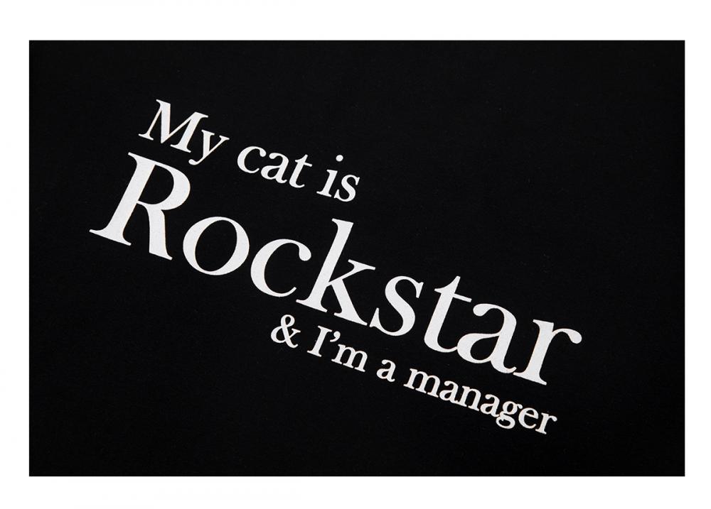 My cat is Rockstar (CROP VER.) (Black) | JOEGUSH | HANA(ハナ) #9