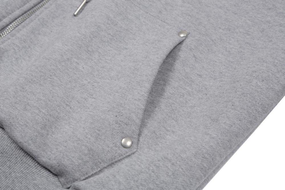 テディファーフード ジップアップ (メランジグレー) | ASURA | HANA(ハナ) #21