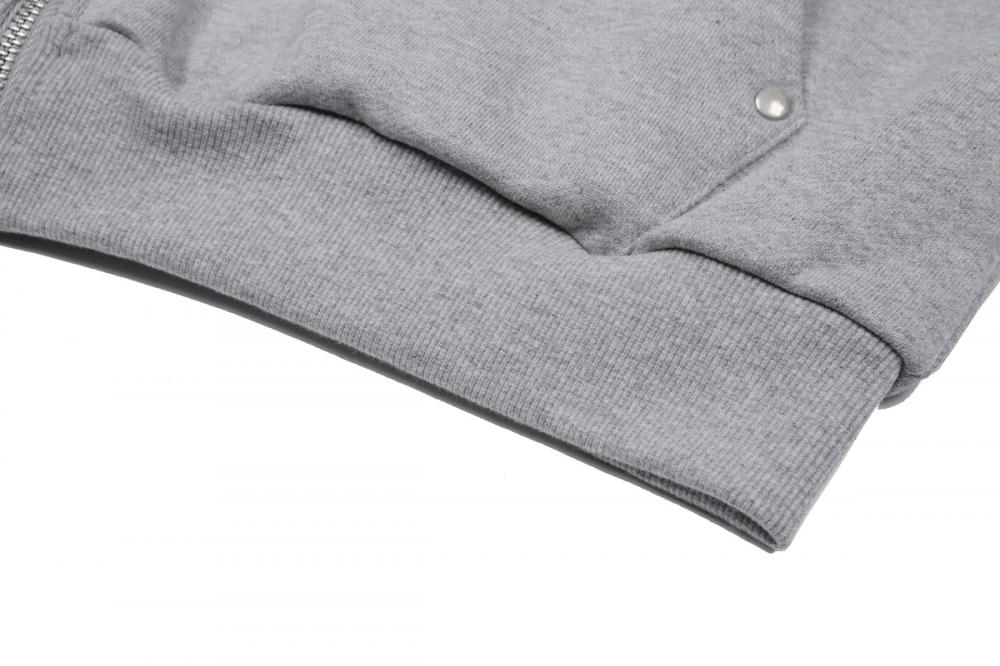 テディファーフード ジップアップ (メランジグレー) | ASURA | HANA(ハナ) #22