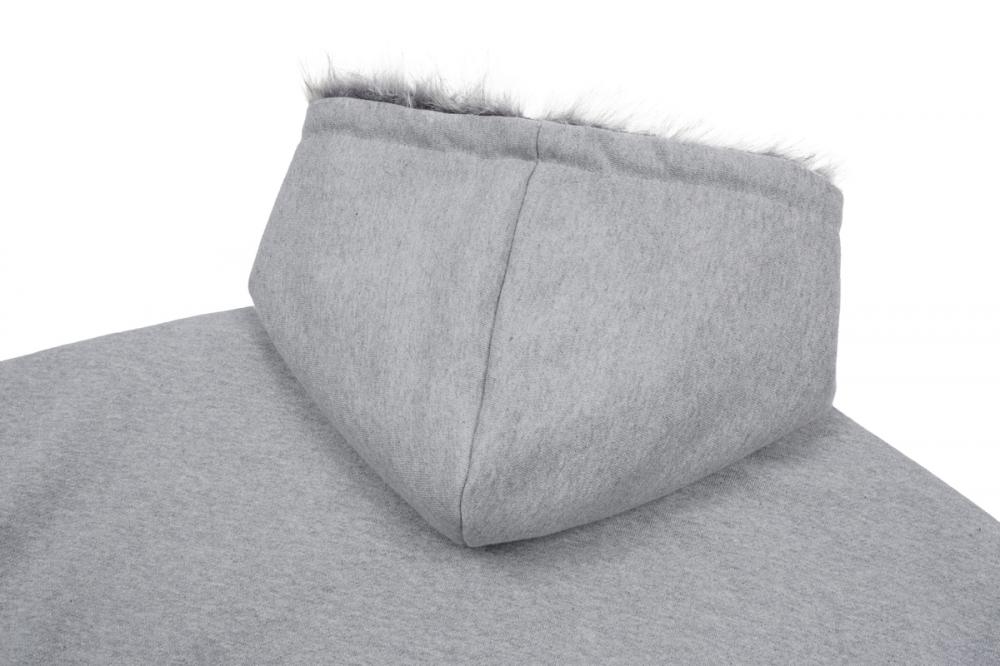 テディファーフード ジップアップ (メランジグレー) | ASURA | HANA(ハナ) #20