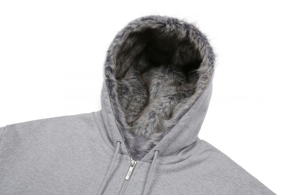 テディファーフード ジップアップ (メランジグレー) | ASURA | HANA(ハナ) #16