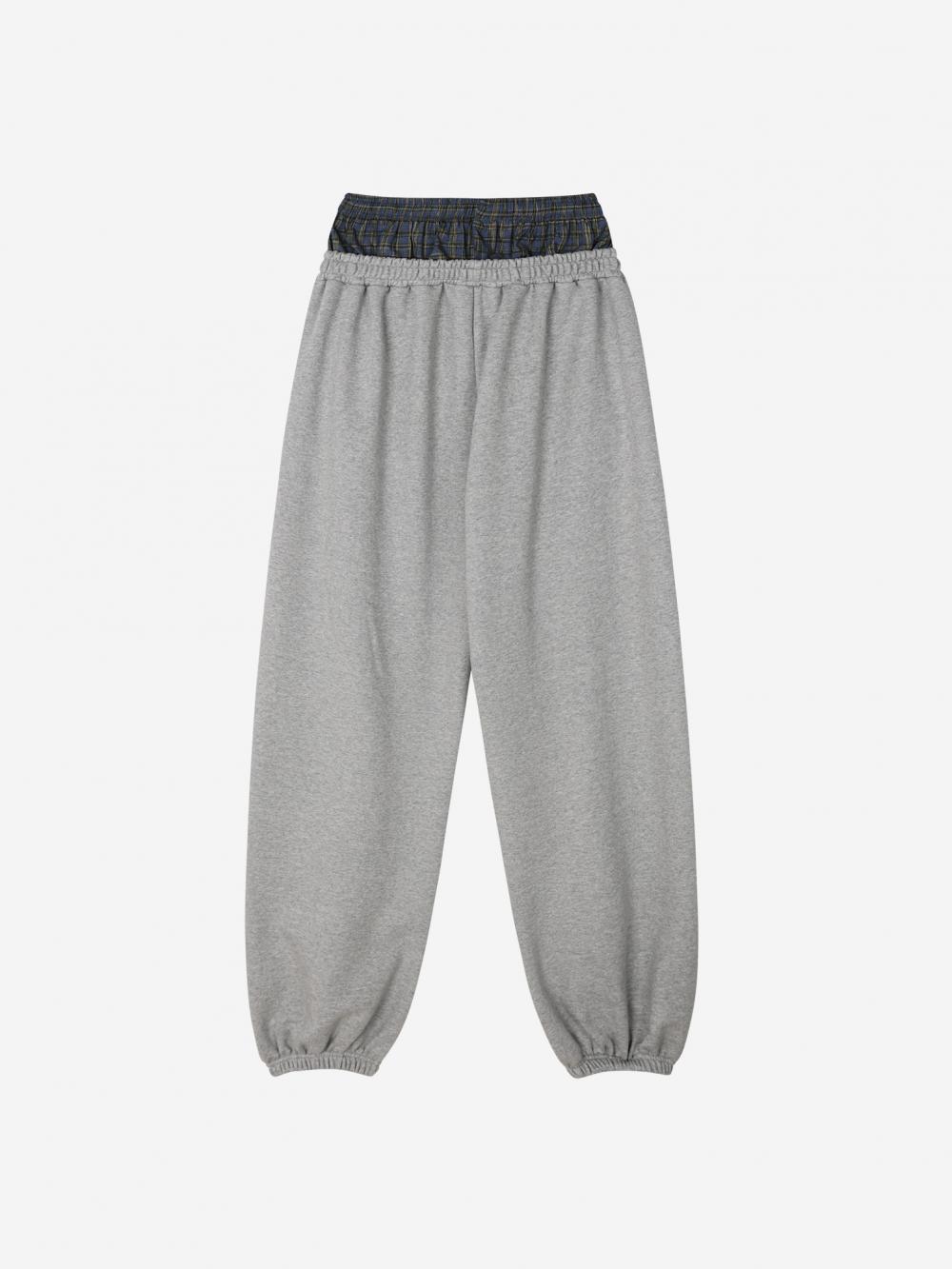 TMH レイヤードスウェットパンツ_グレー | THE MYSTERIOUS HOTEL | HANA(ハナ) #5