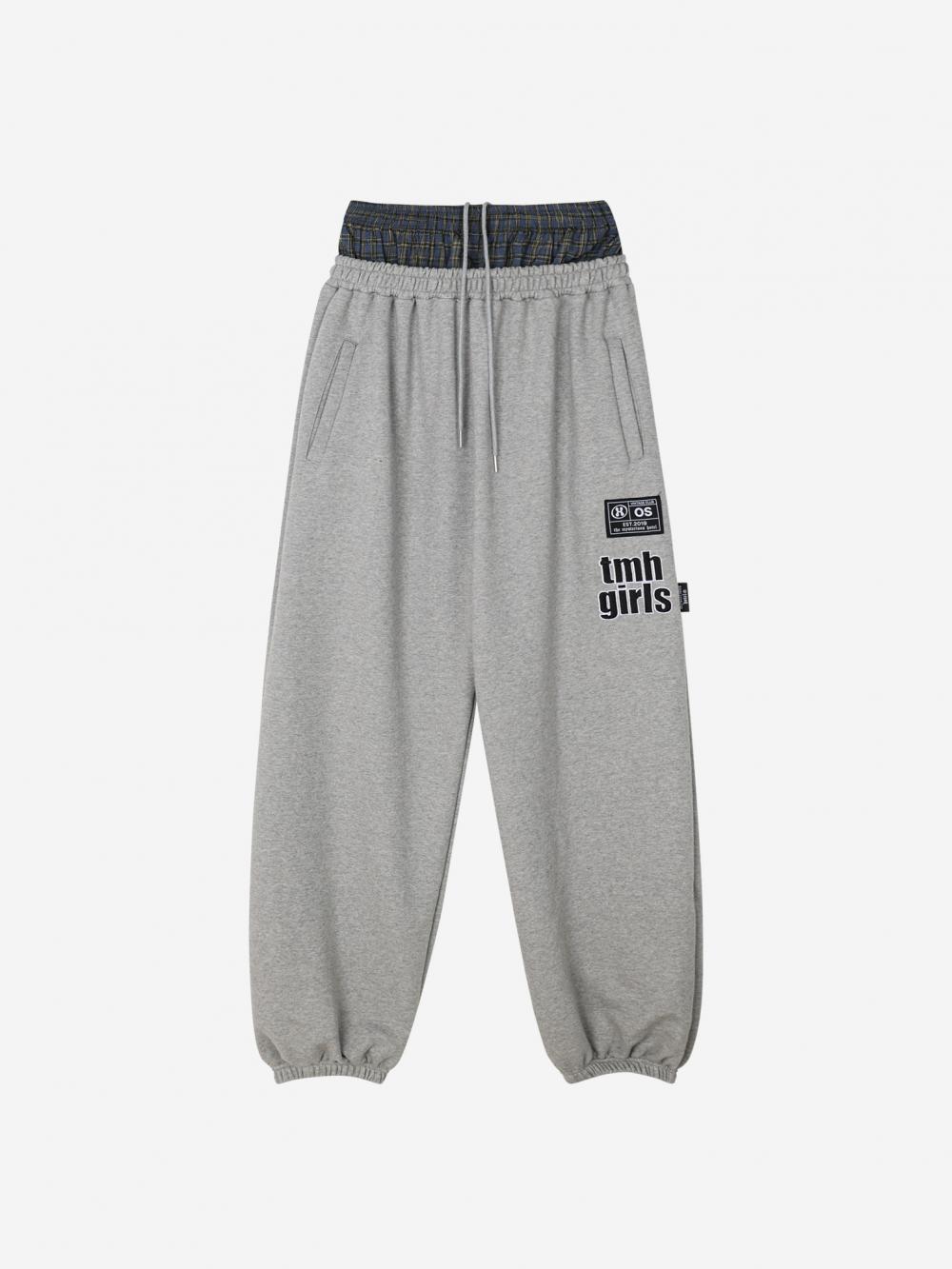 TMH レイヤードスウェットパンツ_グレー | THE MYSTERIOUS HOTEL | HANA(ハナ) #4