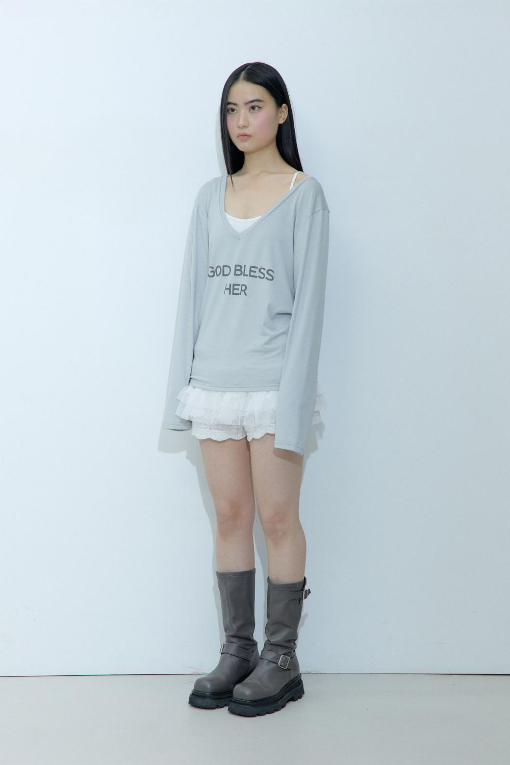 ブレストロングTシャツ（アッシュ） | ROUGHNECK | HANA(ハナ) #3