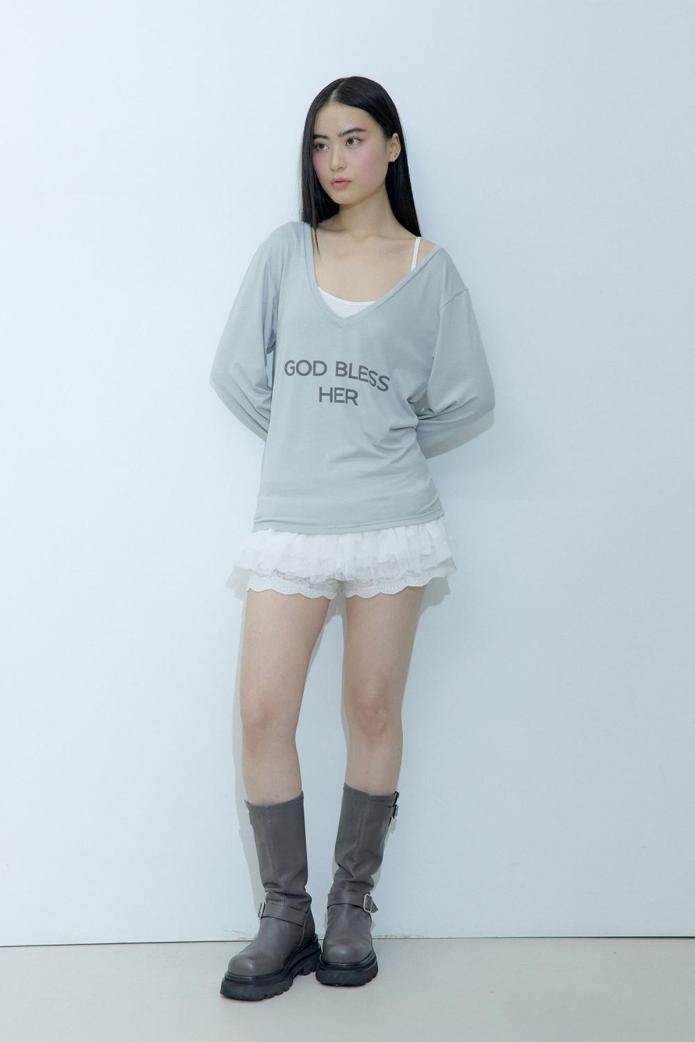 ブレストロングTシャツ（アッシュ） | ROUGHNECK | HANA(ハナ) #5