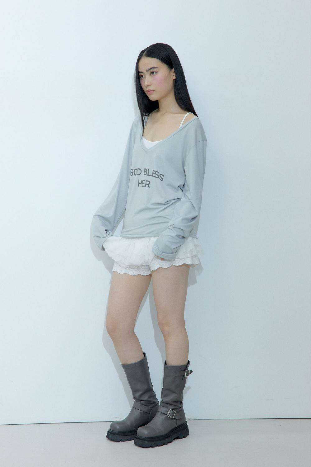 ブレストロングTシャツ（アッシュ） | ROUGHNECK | HANA(ハナ) #7