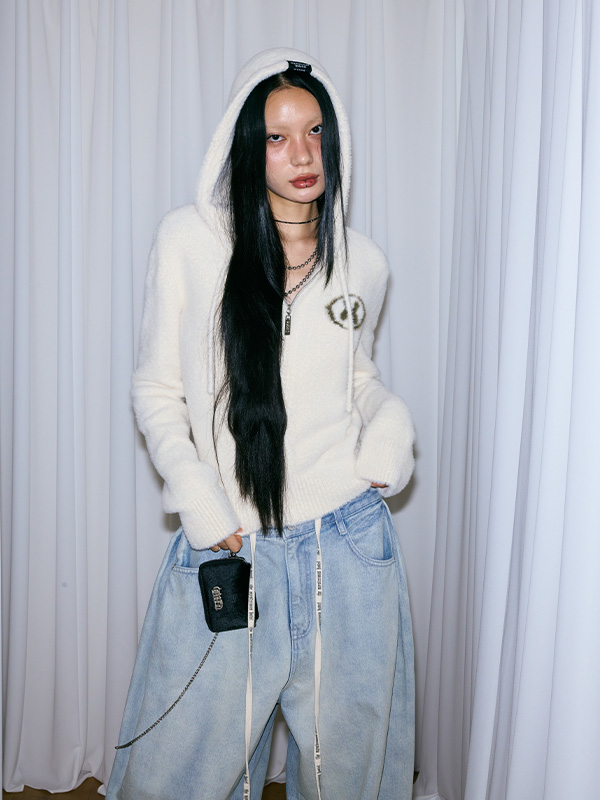 ホテルファーニット ジップアップ_アイボリー | THE MYSTERIOUS HOTEL | HANA(ハナ) #3