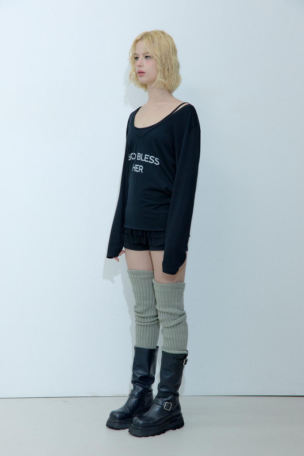 ブレストロングTシャツ（ブラック） | ROUGHNECK | HANA(ハナ) #3