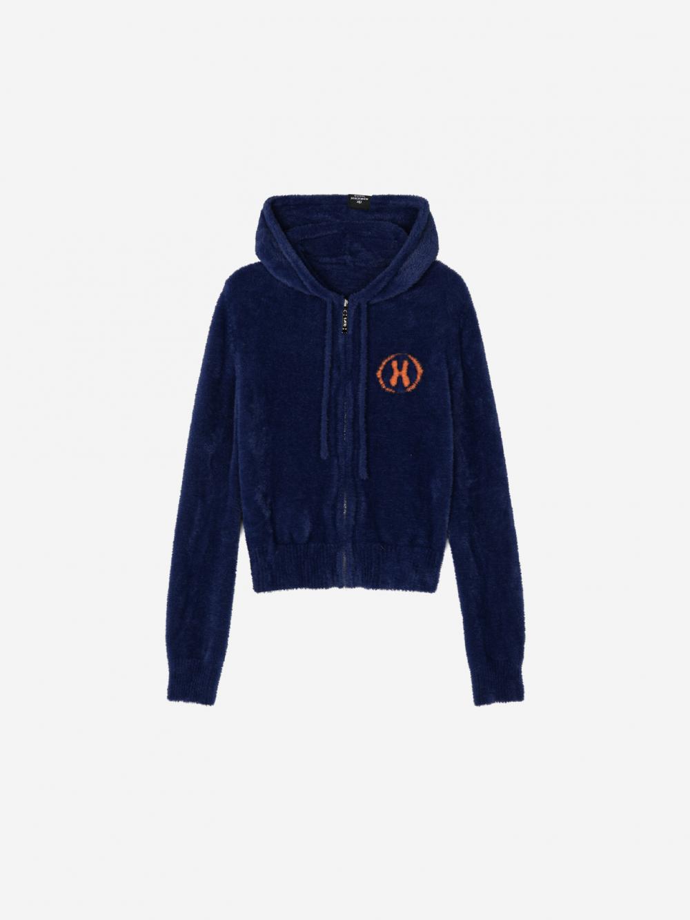 ホテルファーニット ジップアップ_ブルー | THE MYSTERIOUS HOTEL | HANA(ハナ) #5