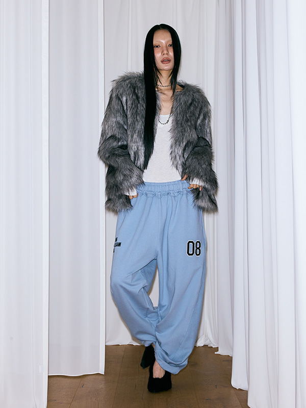 シティガール ミックスファージャケット_グレー | THE MYSTERIOUS HOTEL | HANA(ハナ) #2