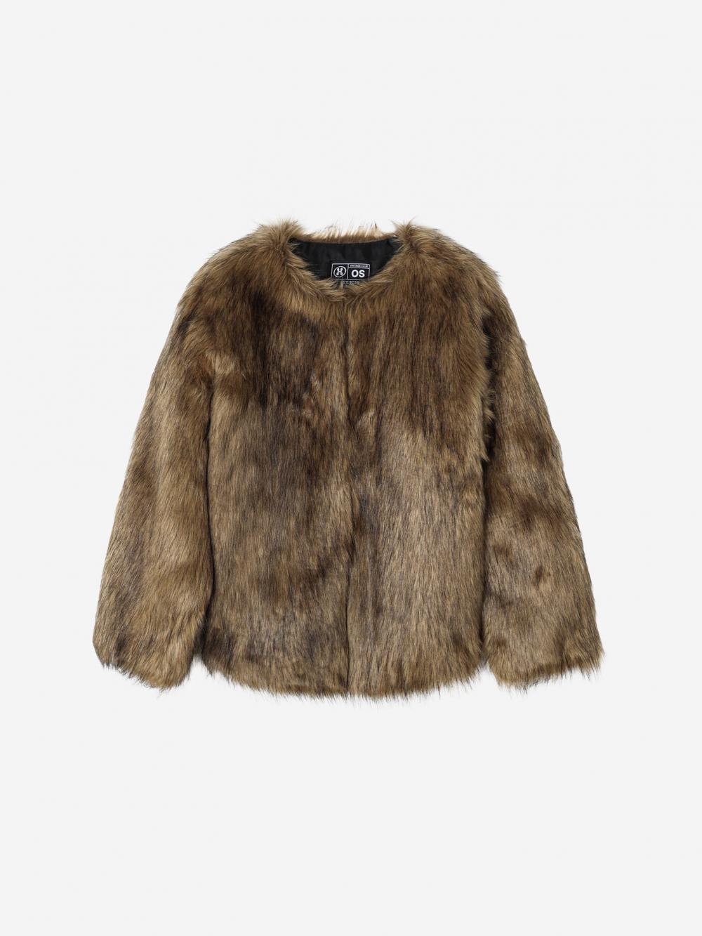 シティガール ミックスファージャケット_ブラウン | THE MYSTERIOUS HOTEL | HANA(ハナ) #6