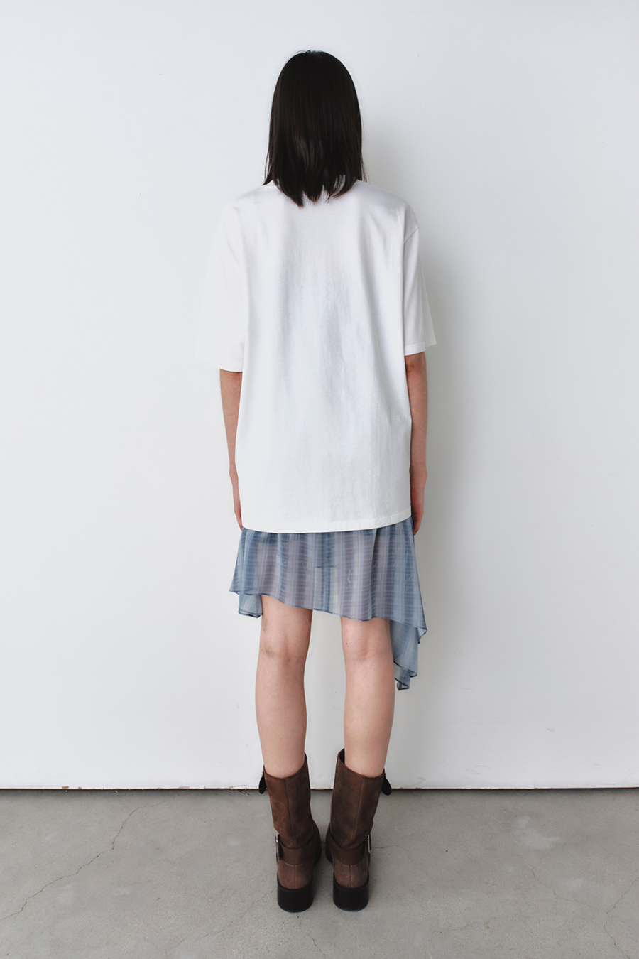 ウォーターカラーオーバーサイズTシャツ アイボリー | INSILENCE | HANA(ハナ) #3