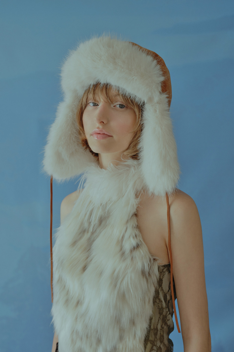 マスタングイヤーフラップハット（ブラウン） | POESIE DAME | HANA(ハナ) #2