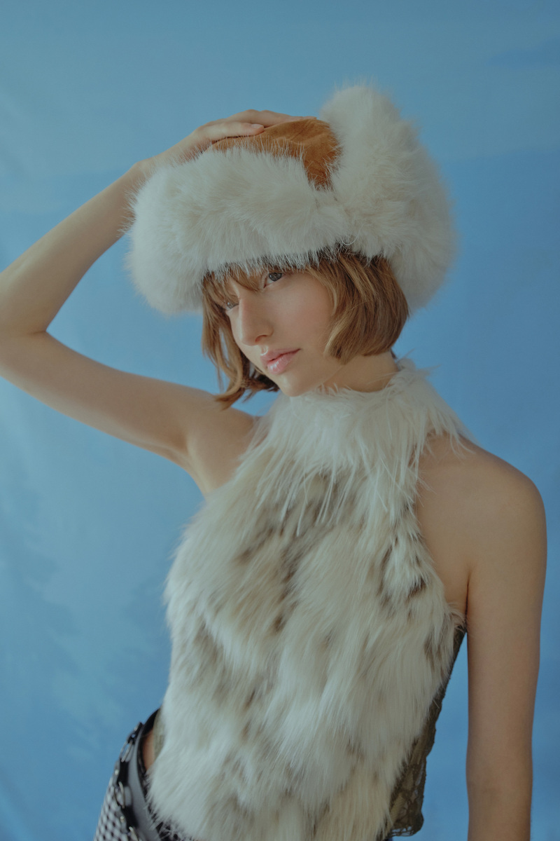 マスタングイヤーフラップハット（ブラウン） | POESIE DAME | HANA(ハナ) #7