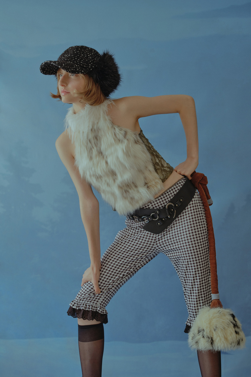 シャギーイヤーフラップキャップ（ブークレブラック） | POESIE DAME | HANA(ハナ) #10