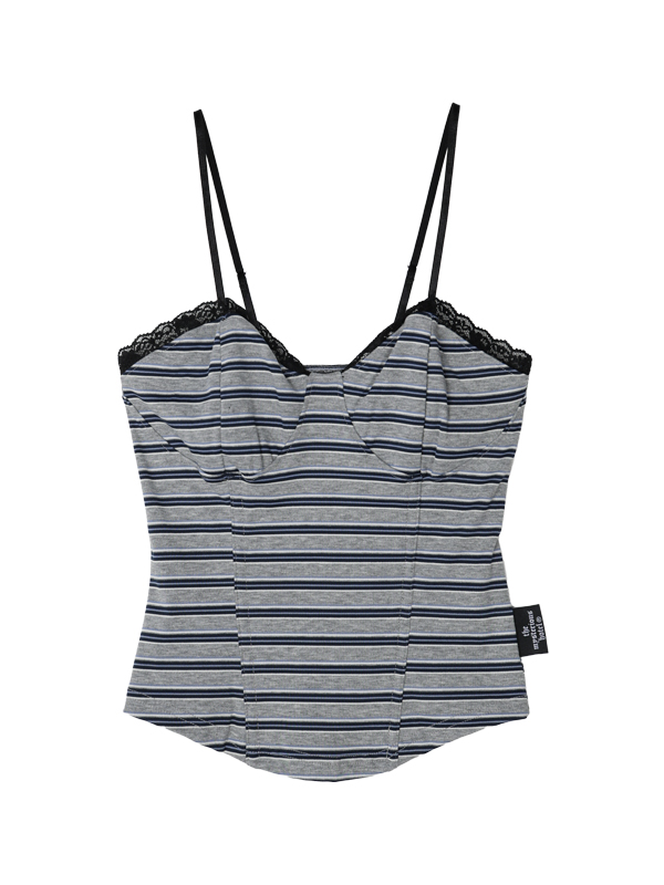 レースストライプコルセット_グレー | THE MYSTERIOUS HOTEL | HANA(ハナ) #3