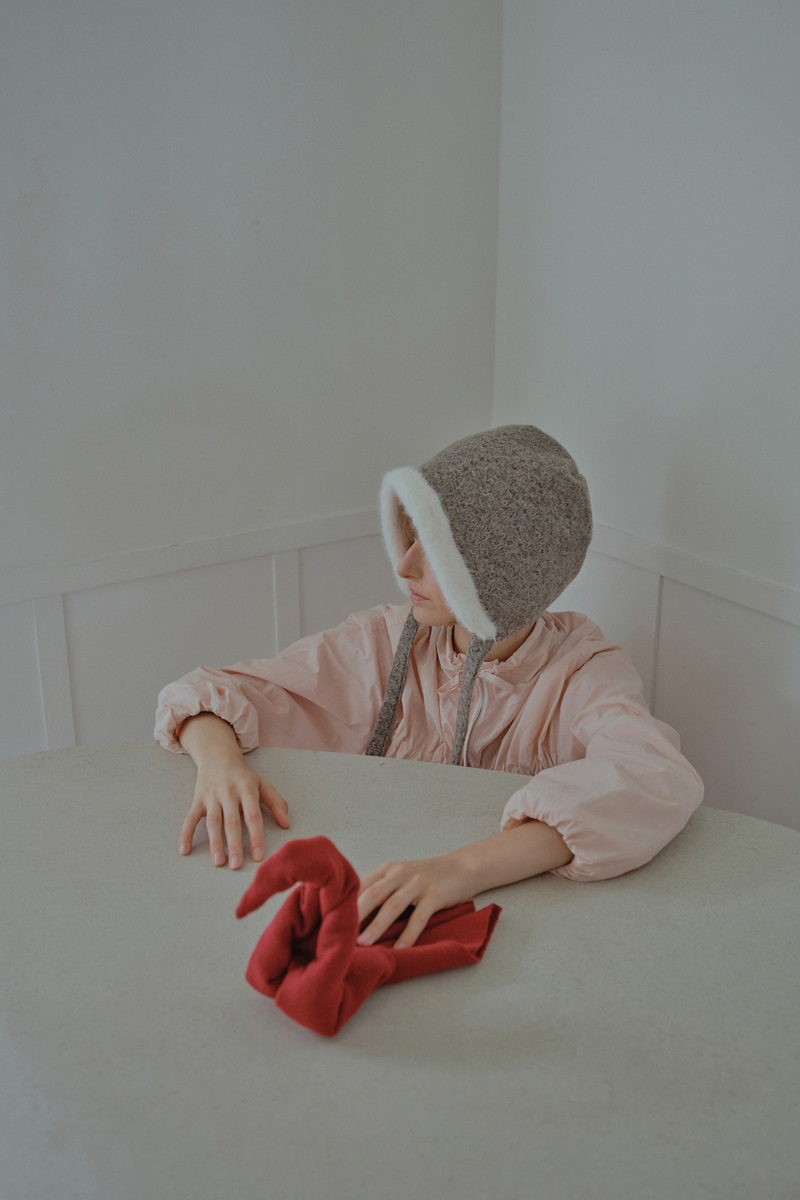 ダウニーボンネットハット（ウォームグレー） | POESIE DAME | HANA(ハナ) #5