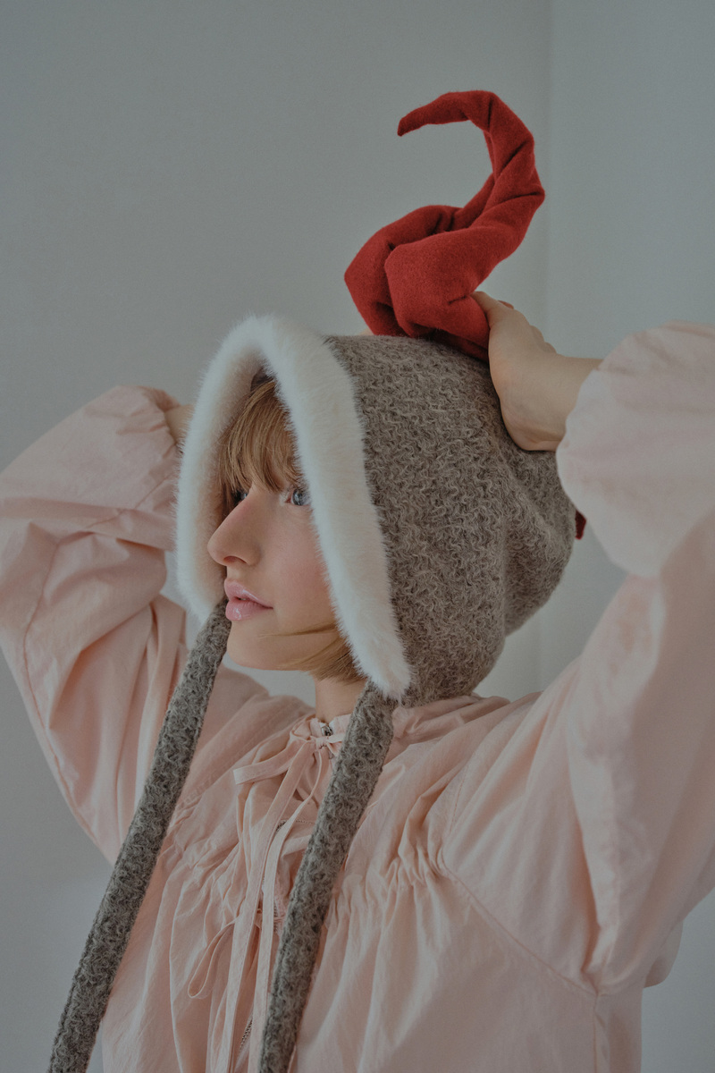 ダウニーボンネットハット（ウォームグレー） | POESIE DAME | HANA(ハナ) #7