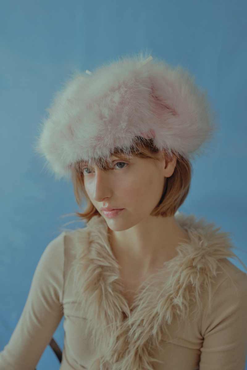 オンブレイヤーフラップハット（ピンク） | POESIE DAME | HANA(ハナ) #8