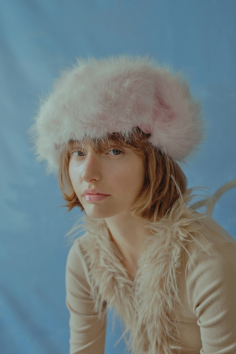 オンブレイヤーフラップハット（ピンク） | POESIE DAME | HANA(ハナ) #9