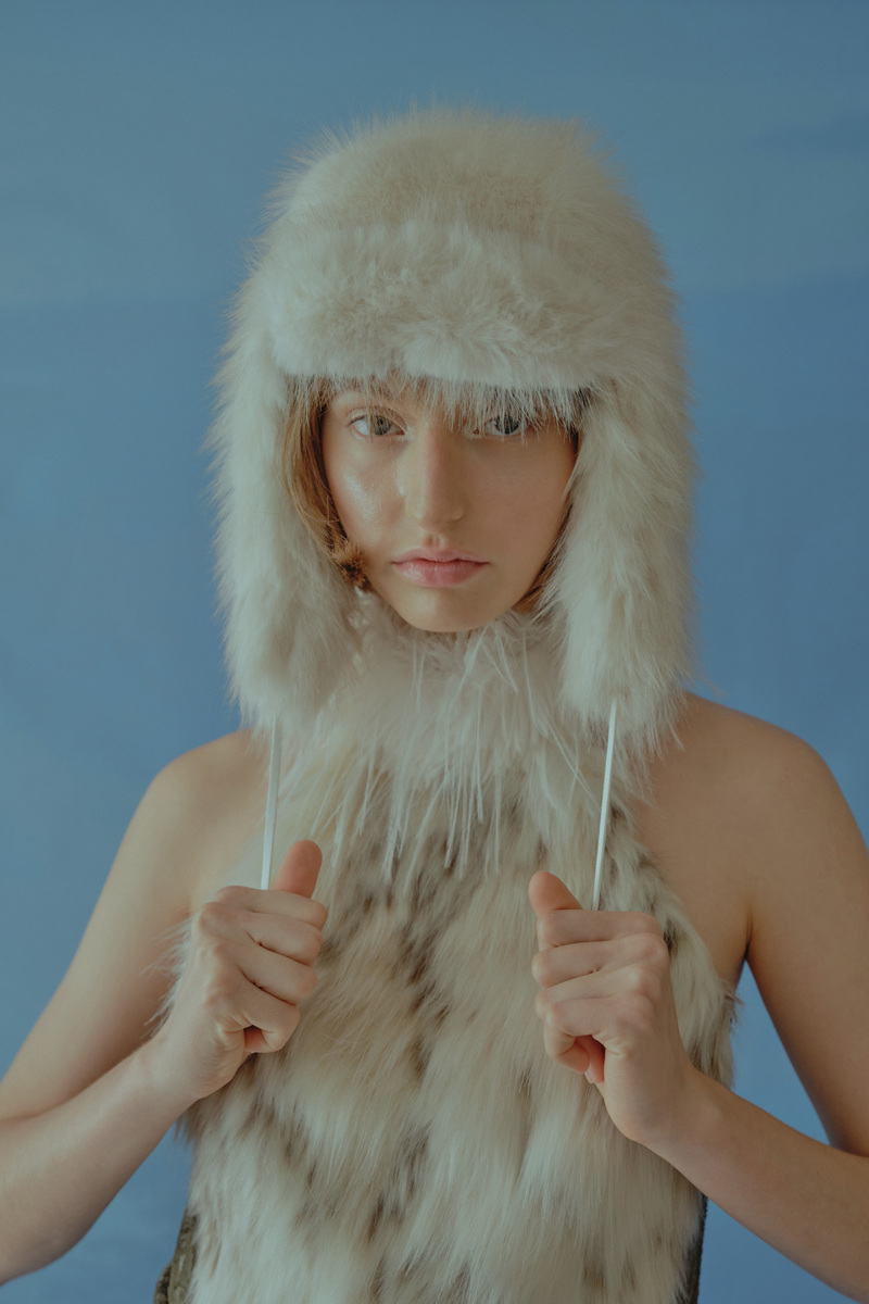 オンブレイヤーフラップハット（クリーム） | POESIE DAME | HANA(ハナ) #4