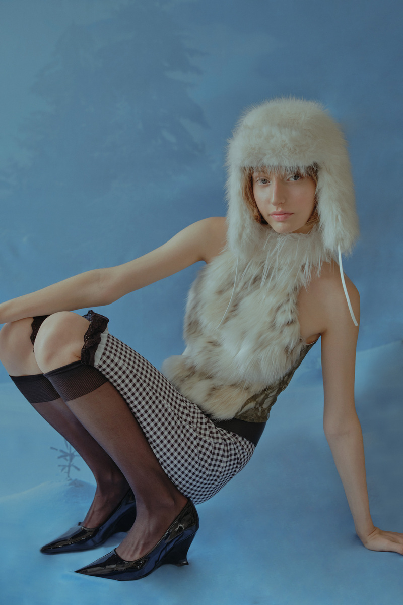 オンブレイヤーフラップハット（クリーム） | POESIE DAME | HANA(ハナ) #7