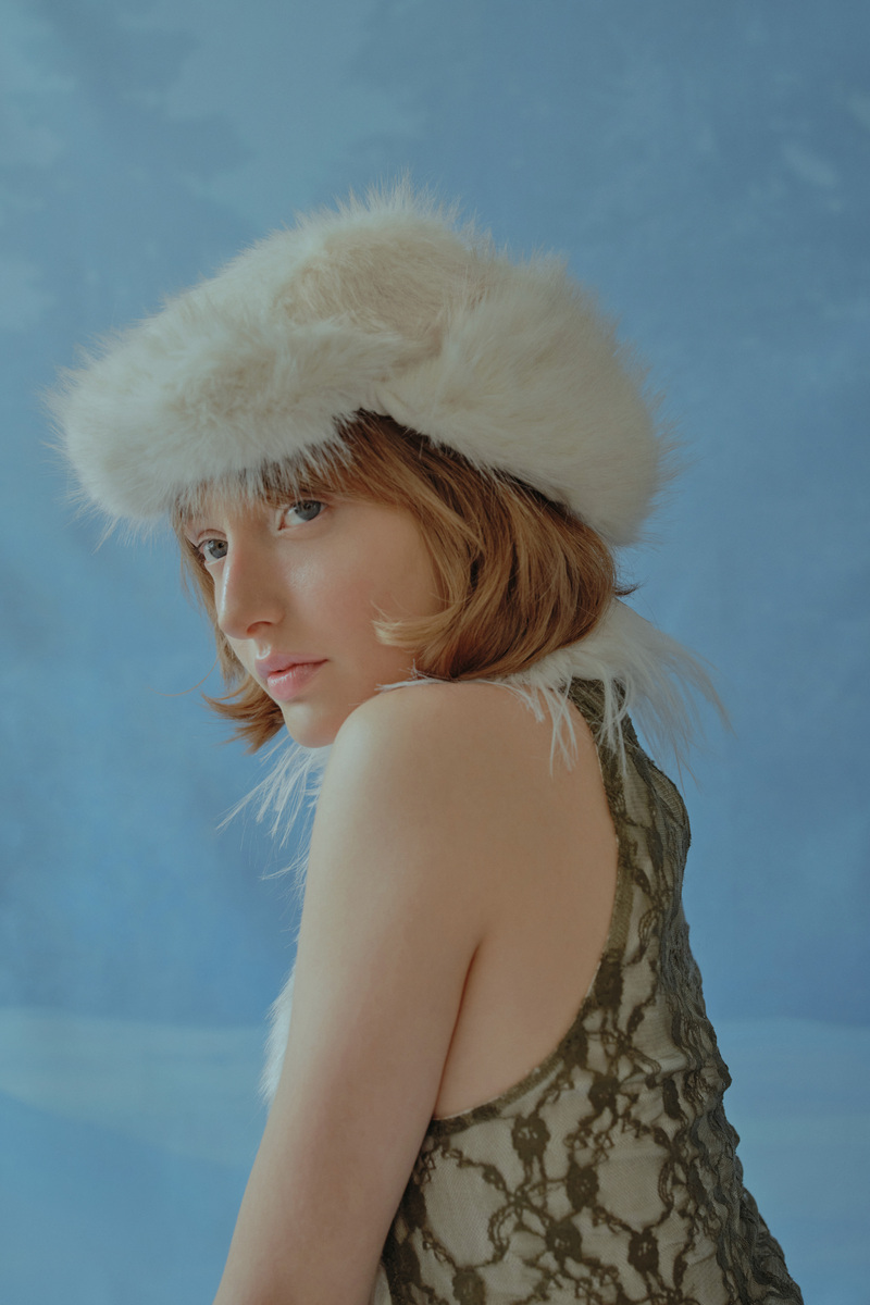 オンブレイヤーフラップハット（クリーム） | POESIE DAME | HANA(ハナ) #8