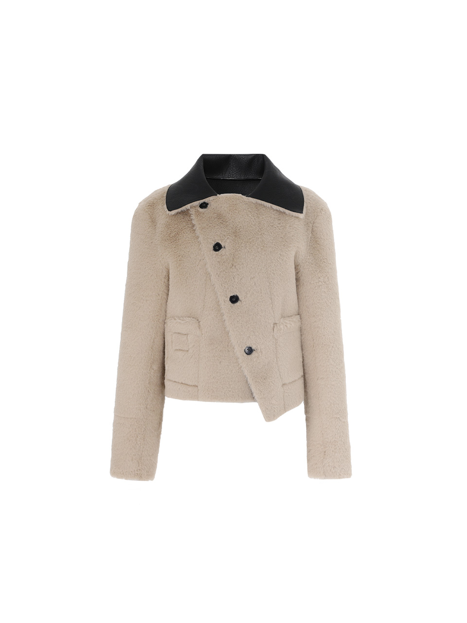 リバーシブルシアリングムスタン（ブラック） | Not your rose | HANA(ハナ) #12