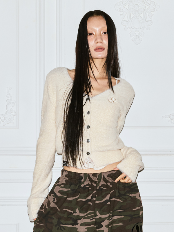 ホテルベーシックファーカーディガン_アイボリー | THE MYSTERIOUS HOTEL | HANA(ハナ) #3