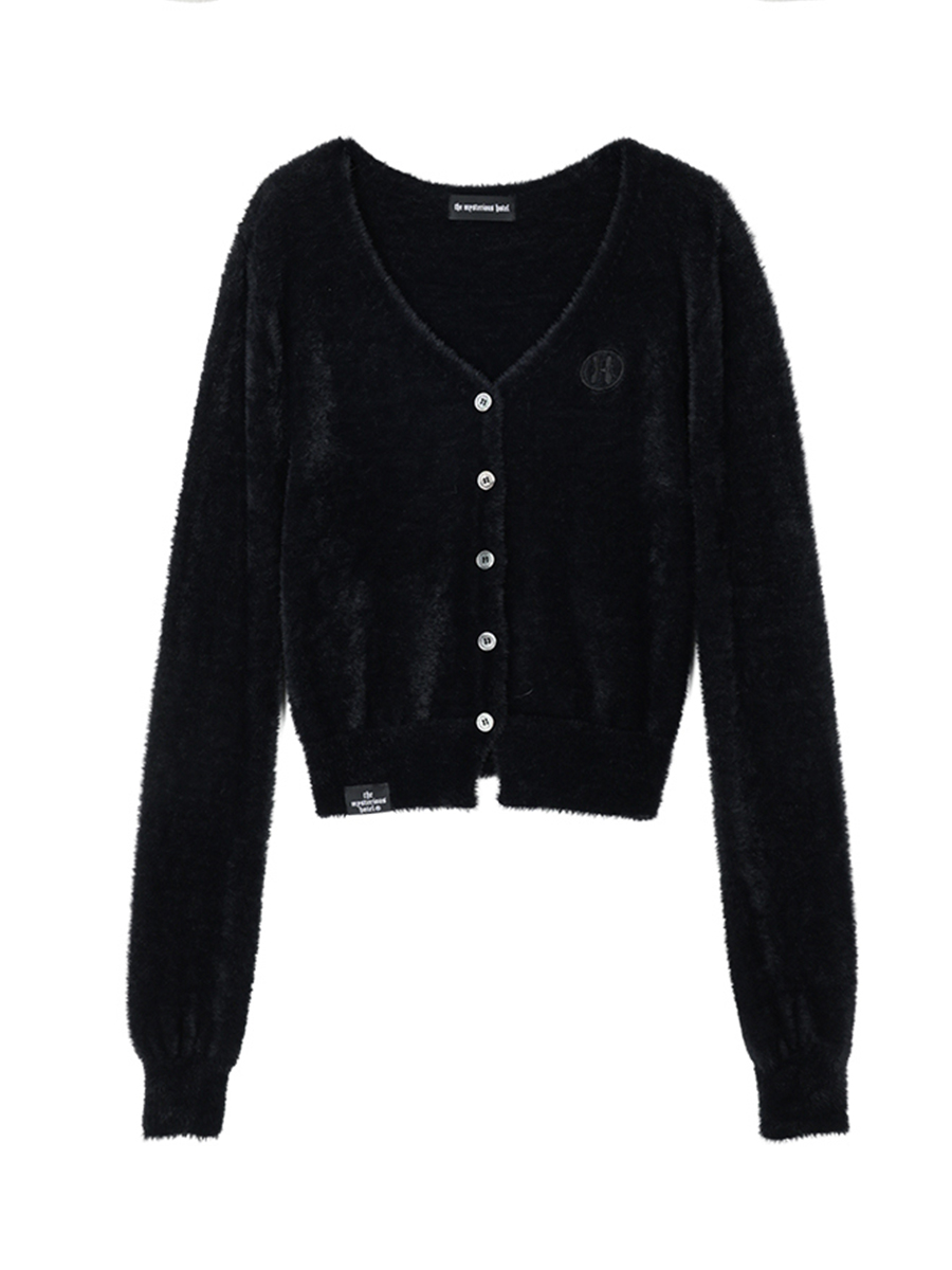 ホテルベーシックファーカーディガン_ブラック | THE MYSTERIOUS HOTEL | HANA(ハナ) #3