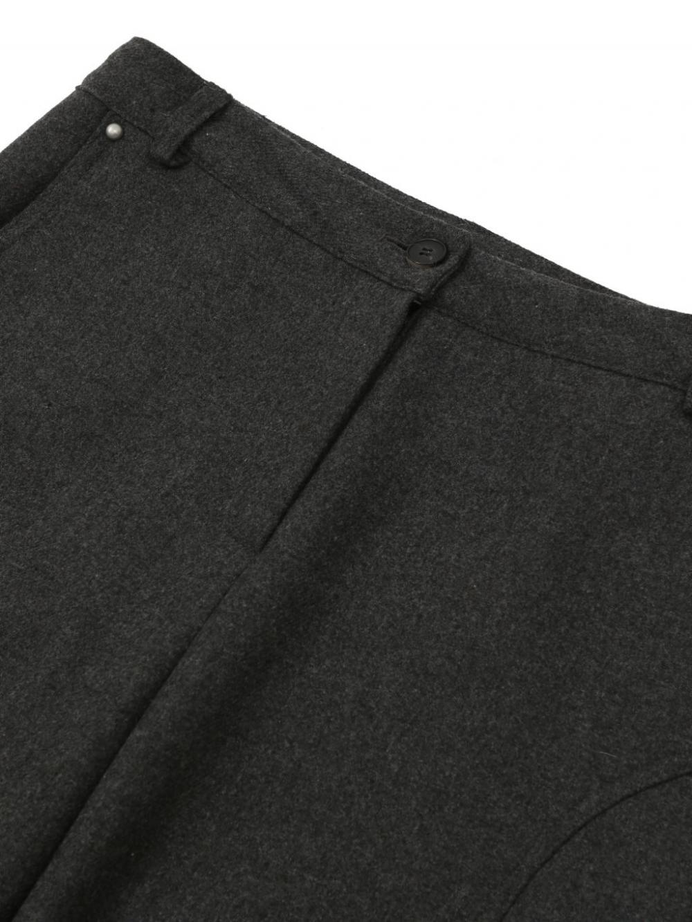 ウールリベットパンツ（チャコール） | ASURA | HANA(ハナ) #12