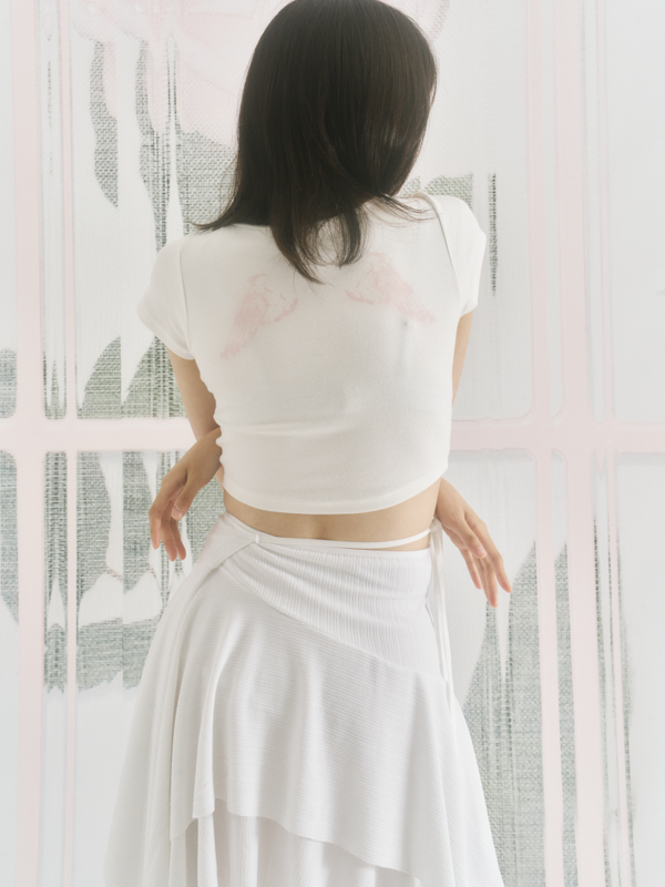バレリーナドレープスカート Ver.1（ホワイト） | Inner museum | HANA(ハナ) #3