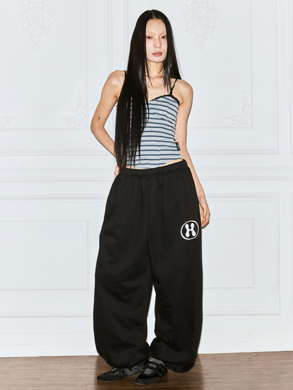 ベーシックフリースワイドパンツ_ブラック | THE MYSTERIOUS HOTEL | HANA(ハナ) #3