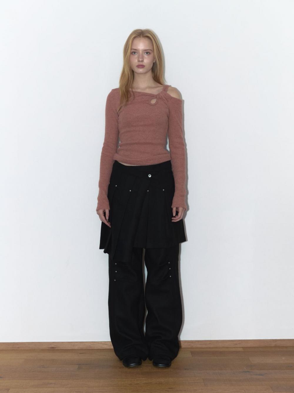 ウールリベットパンツ（ブラック） | ASURA | HANA(ハナ) #2