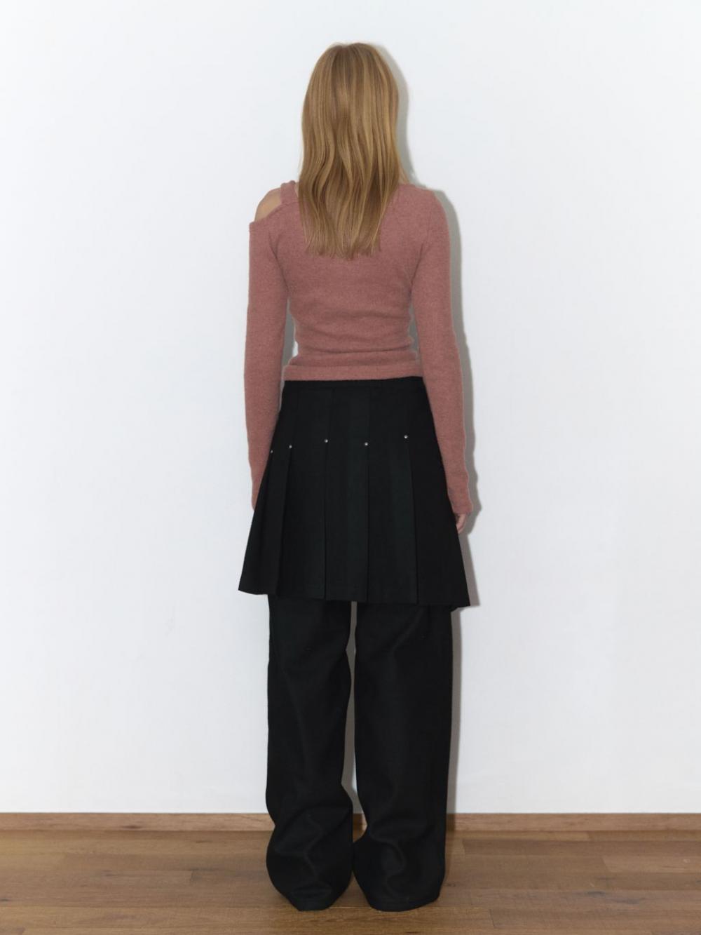 ウールリベットパンツ（ブラック） | ASURA | HANA(ハナ) #3