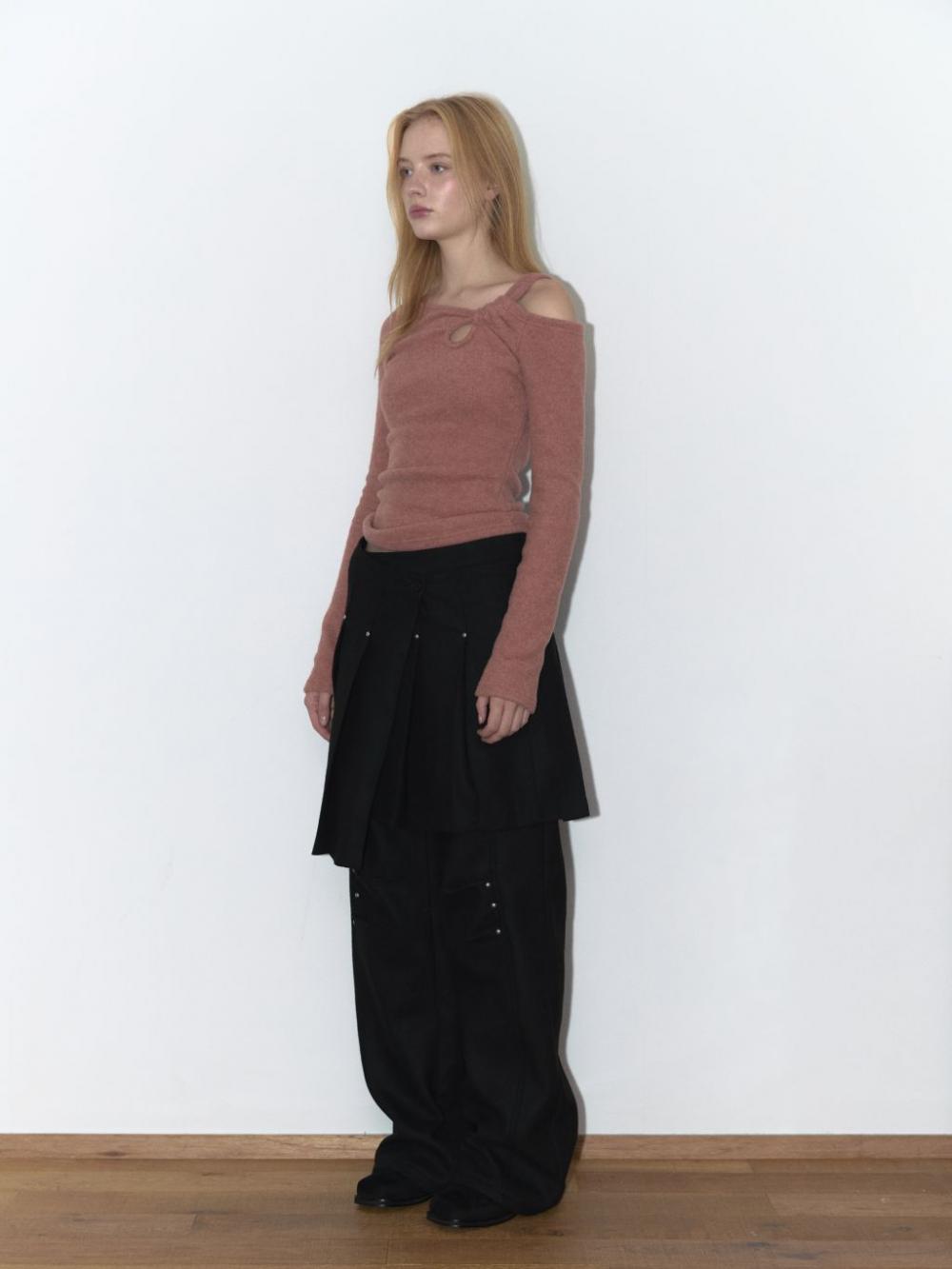 ウールリベットパンツ（ブラック） | ASURA | HANA(ハナ) #4