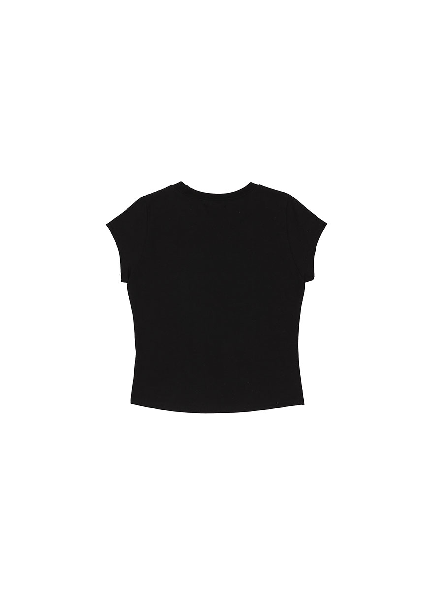 ベーシックハーフTシャツ (ブラック) | ASURA | HANA(ハナ) #10