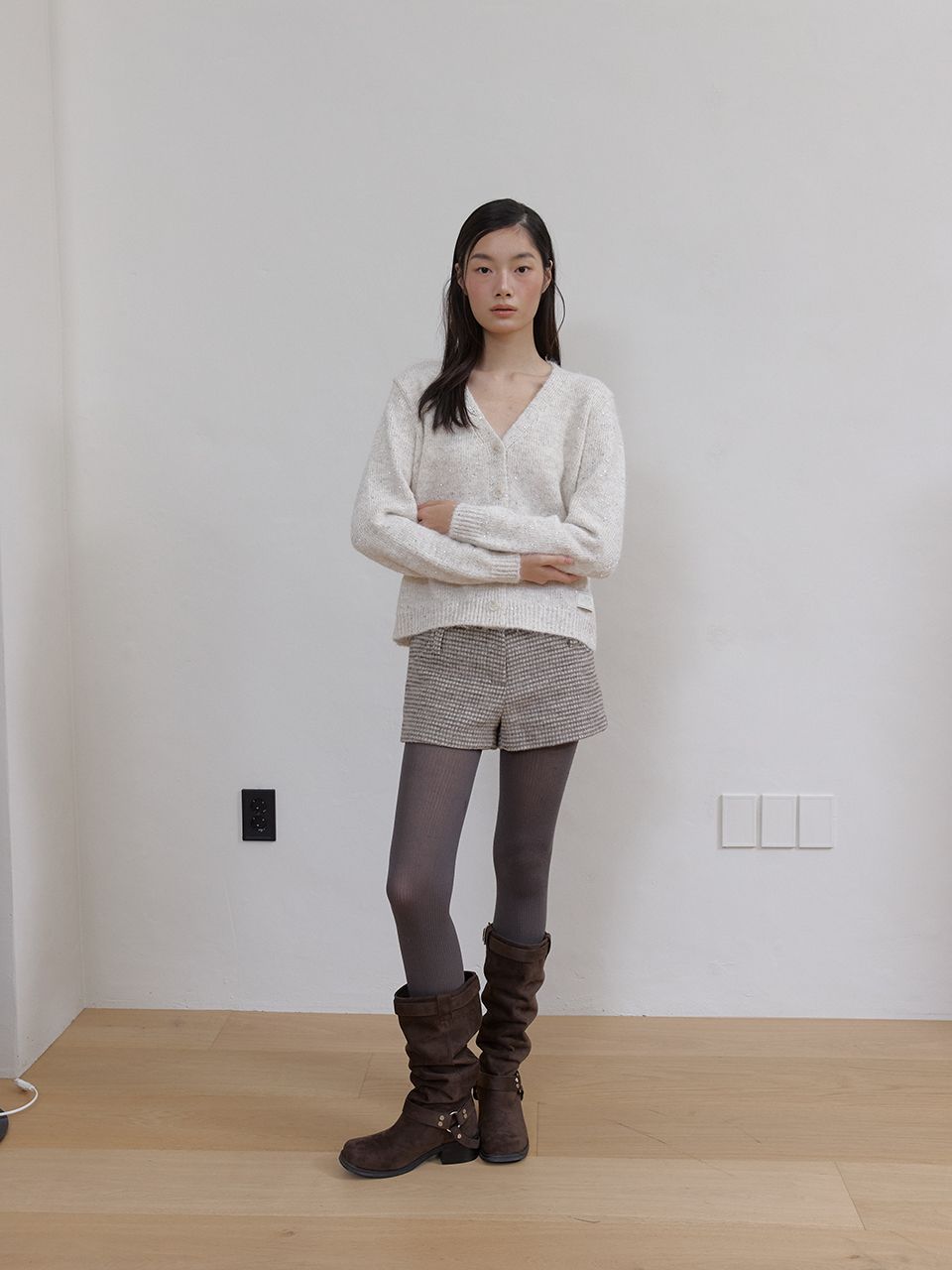 トゥインクルウールカーディガン (アイボリー) | ASURA | HANA(ハナ) #2