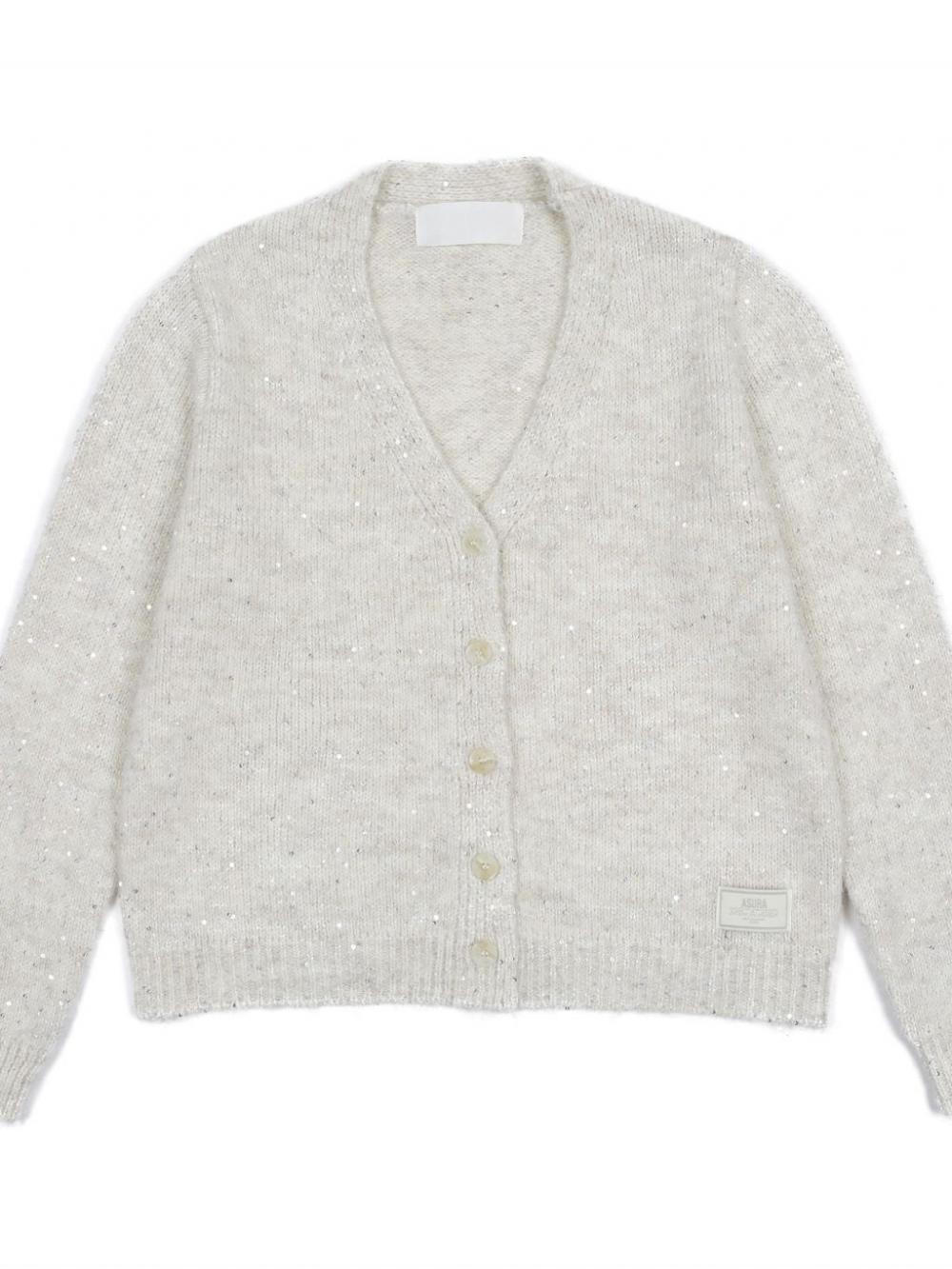 トゥインクルウールカーディガン (アイボリー) | ASURA | HANA(ハナ) #12